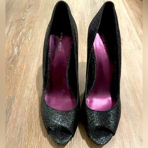 NWOT Nine West Sparkle Heels